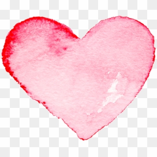 Free Png Download Pink Watercolor Heart Png Images - Pink Watercolour Heart Png, Transparent Png