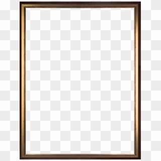Burnished Gold And Studio Walnut Wood Custom Stacked - Picture Frame, HD Png Download