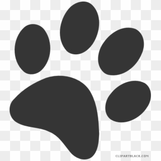Dog Paw Prints Clipart - Blue Wildcat Paw Print, HD Png Download