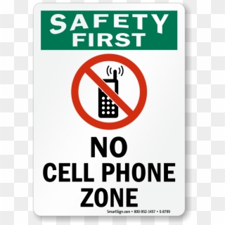 Zoom - Buy - Cell Phone Safety Signage, HD Png Download