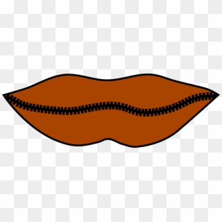 Silenced Big Image Png - Brown Lips Clipart, Transparent Png