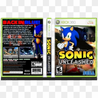 Sonic Unleashed Box Art Cover - Xbox 360, HD Png Download