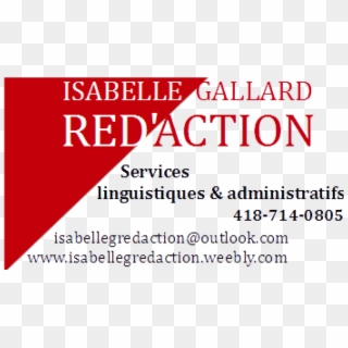 Isabelle Gallard Red'action - Carmine, HD Png Download