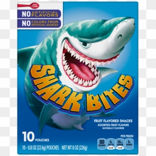 Shark Bites Fruit Flavored Snacks Assorted Flavors - Shark Bites Fruit Snacks, HD Png Download