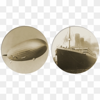 Fire & Ice - Hindenburg And Titanic, HD Png Download