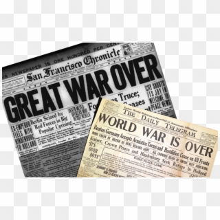 1918 - Newspaper, HD Png Download