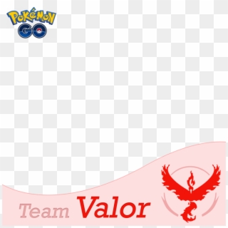 Team Valor Pokemon Go Profile Picture Frame Filter - Pokemon Go Frame, HD Png Download