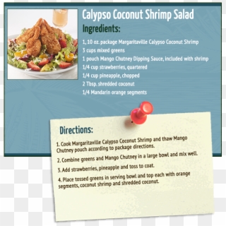 Calypso Coconut Shrimp Salad - Tempura, HD Png Download