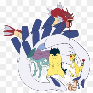 My Soulsilver Team - Cartoon, HD Png Download