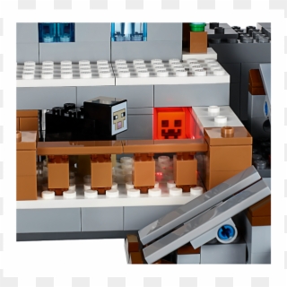 The Mountain Cave - Lego Set Lego Minecraft The Mountain Cave, HD Png Download
