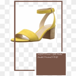 Aldo Women's Lolla Heeled Sandal, Mustard, 8 B Us - High Heels, HD Png Download