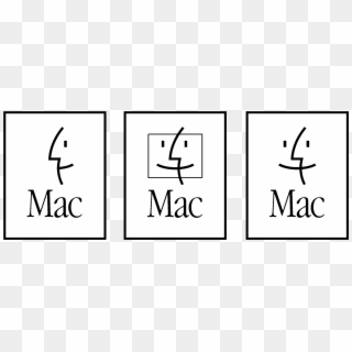 Mac Os Logo Black And White , Png Download - Calligraphy, Transparent Png