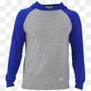 Russell Athletic Jersey Pullover Hooded Raglan - Long-sleeved T-shirt, HD Png Download