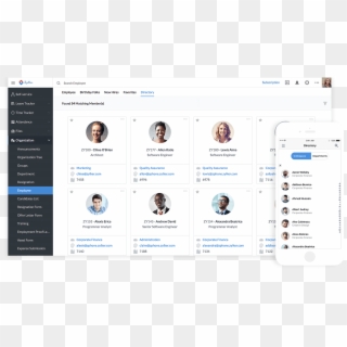 With Zoho People, You Can Create A Custom Database - Human Resources Employee Portal, HD Png Download