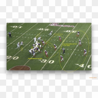 Bonnafon Motions Out To The Left Of The Formation And - Back Shoulder Throw Gif, HD Png Download