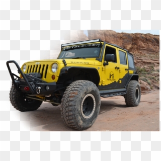 Yellow Jeep Jl Wrangler With Metalcloak Gear In The - Jeep Metalcloak Fenders, HD Png Download
