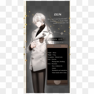 Zen 2 - Mystic Messenger Zen Full Name, HD Png Download