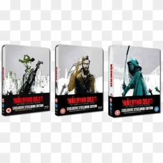 You Find Seasons 1,2,3 Blu Ray Steelbook Editions Of - Walking Dead Steelbook, HD Png Download