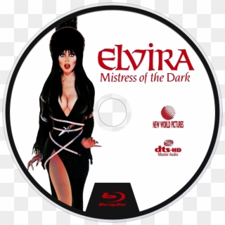 Elvira, Mistress Of The Dark Bluray Disc Image - Elvira Mistress Of The Dark Dvd Disc, HD Png Download