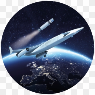 Space-aircraft Circle[1] - Reaction Engines Sabre, HD Png Download