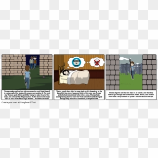 The Maze Runner - Cartoon, HD Png Download