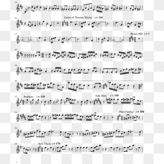 Alto Saxophone Medley - Greatest Showman Violin Sheet Music Free, HD Png Download