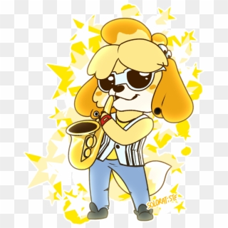 Follow Your Impulses Draw Isabelle As The Epic Sax - Cartoon, HD Png Download