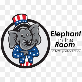 Cartoon Republican Elephant, HD Png Download