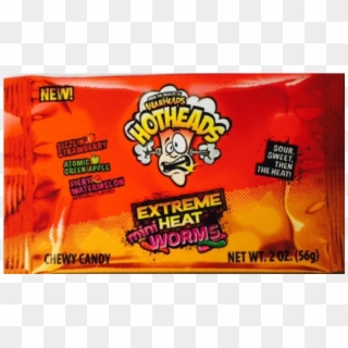 More Views - Warheads Hotheads Extreme Heat Worms, HD Png Download