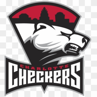 Alex Nedeljkovic Stood His Ground And Poked The Puck - Charlotte Checkers Logo, HD Png Download