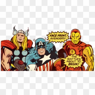 Close - Marvel Old Comics Avengers, HD Png Download