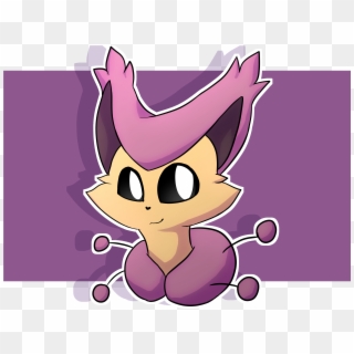 A Cute Delcatty In All Her Glory - Cartoon, HD Png Download