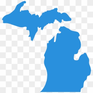 Smitten With The Mitten - State Of Michigan Vector, HD Png Download
