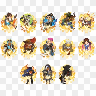 So My Overwatch Charms Are Finished And Soon To Be - Illustration, HD Png Download