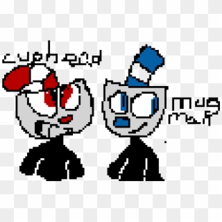 Cuphead & Mugman By Reiplaysgames - Cartoon, HD Png Download