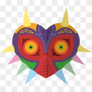Illustration Of Majora's Mask From The Legend Of Zelda - Illustration, HD Png Download