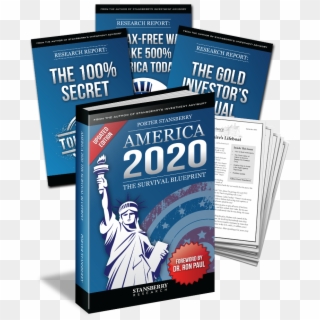 Ron Paul Is A Spokesman For Stansberry Research, Llc - America 2020: The Survival Blueprint, HD Png Download