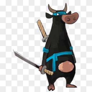 Ninja-cow Iso 02 - Ninja Cow, HD Png Download