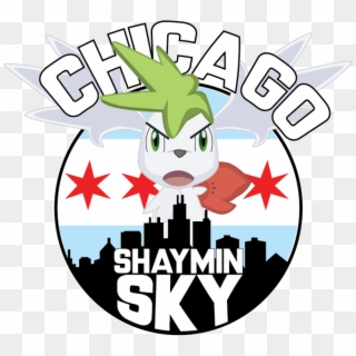 Chicago Shaymin-sky - Cartoon, HD Png Download