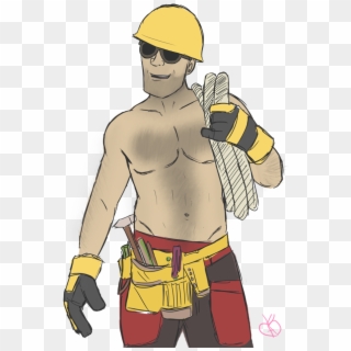 Sentry Goin' Up - Construction Worker, HD Png Download
