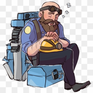 My Sniper And An Engineer Request From My Stream On - Cartoon, HD Png Download