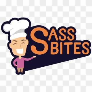 Sass Bites Logo Sass Logo Podcast - Cartoon, HD Png Download