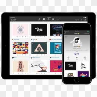 Official Dribbble App - Tablet Computer, HD Png Download