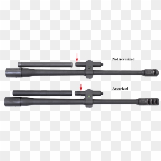 The Accuracy Enhancement Consists Of A Modified Gas - Gun Barrel, HD Png Download