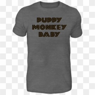 Puppy Monkey Baby Adult Tri Blend Tee Shirt, For You - Active Shirt, HD Png Download