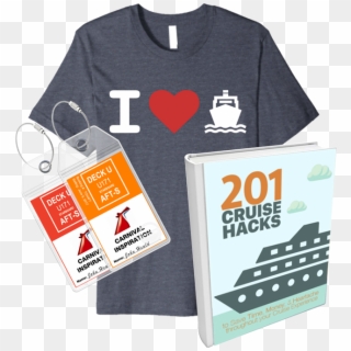 Funny Cruise Shirt Luggage Tags Cruise Hacks Ebook - Active Shirt, HD Png Download