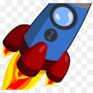 Starburst Clipart Rocket Blast - Rocket Animation Transparent, HD Png Download
