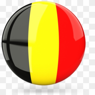 Belgium Flag Png Transparent Background - Belgium Round Flag Png, Png Download
