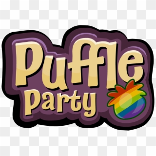Club Penguin Puffle Party Coming March 2016 41 Puffles - Club Penguin Puffle Party Logo, HD Png Download