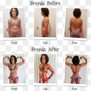 Brenda Lost A Total Of 17 Inches, 10 Lbs Of Fat, And - Lingerie Top, HD Png Download